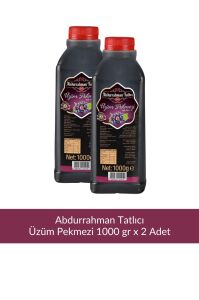Abdurrahman Tatlıcı Üzüm Pekmezi 1000 gr x 2 Adet