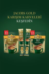 Jacobs 3'ü 1 Arada Yoğun Hazır Kahve 40'lı x 2 Adet + Thermo Cup 650 ml