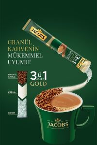 Jacobs 3'ü 1 Arada Yoğun Hazır Kahve 40'lı x 2 Adet + Thermo Cup 650 ml