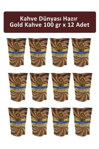 Kahve Dünyası Gold Hazır  Kahve 100 gr x 12 Adet