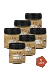 Nutty More %33 Fındık Parçacıklı Fındık Ezmesi 200 gr x 6 Adet