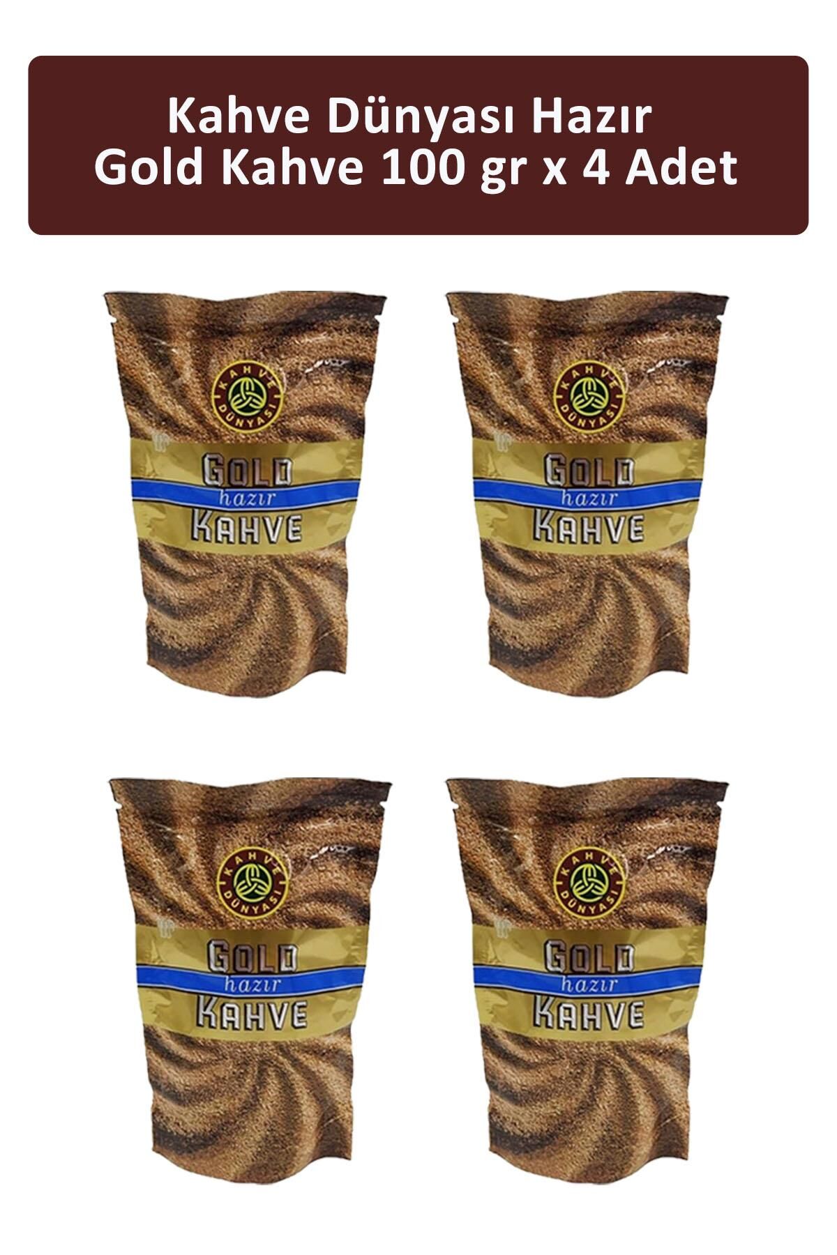 Kahve Dünyası Gold Hazır  Kahve 100 gr x 4 Adet