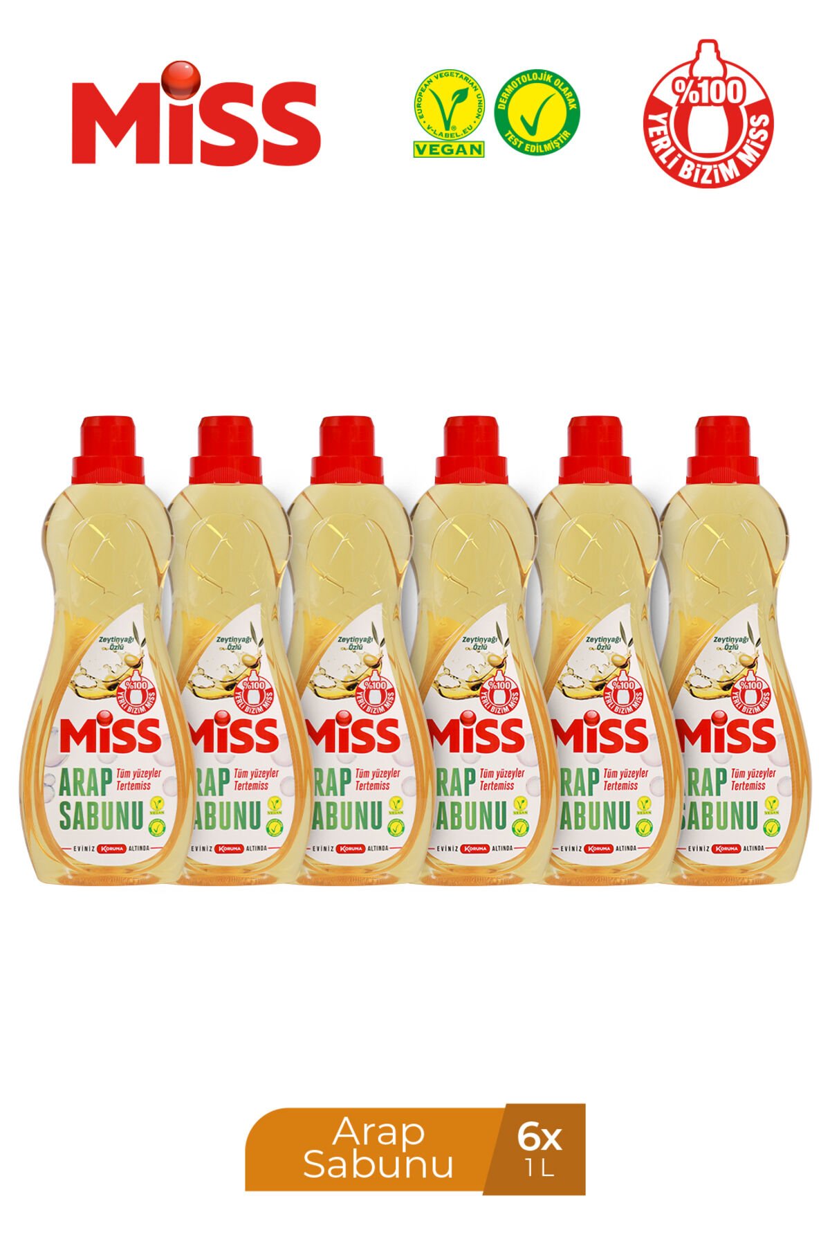 SIVI ARAP SABUNU 1000 ML X 6 ADET