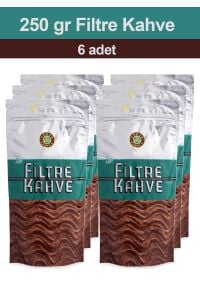 Kahve Dünyası Filtre Kahve 250 gr x 6 Adet