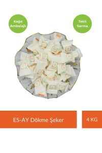 E-grossmarket Şeker Tekli Sarma Küp Şeker 4 kg (Kağıtlı)