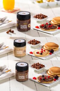 Nutty More %33 Fındık Parçacıklı Fındık Ezmesi 200 gr x 3 Adet