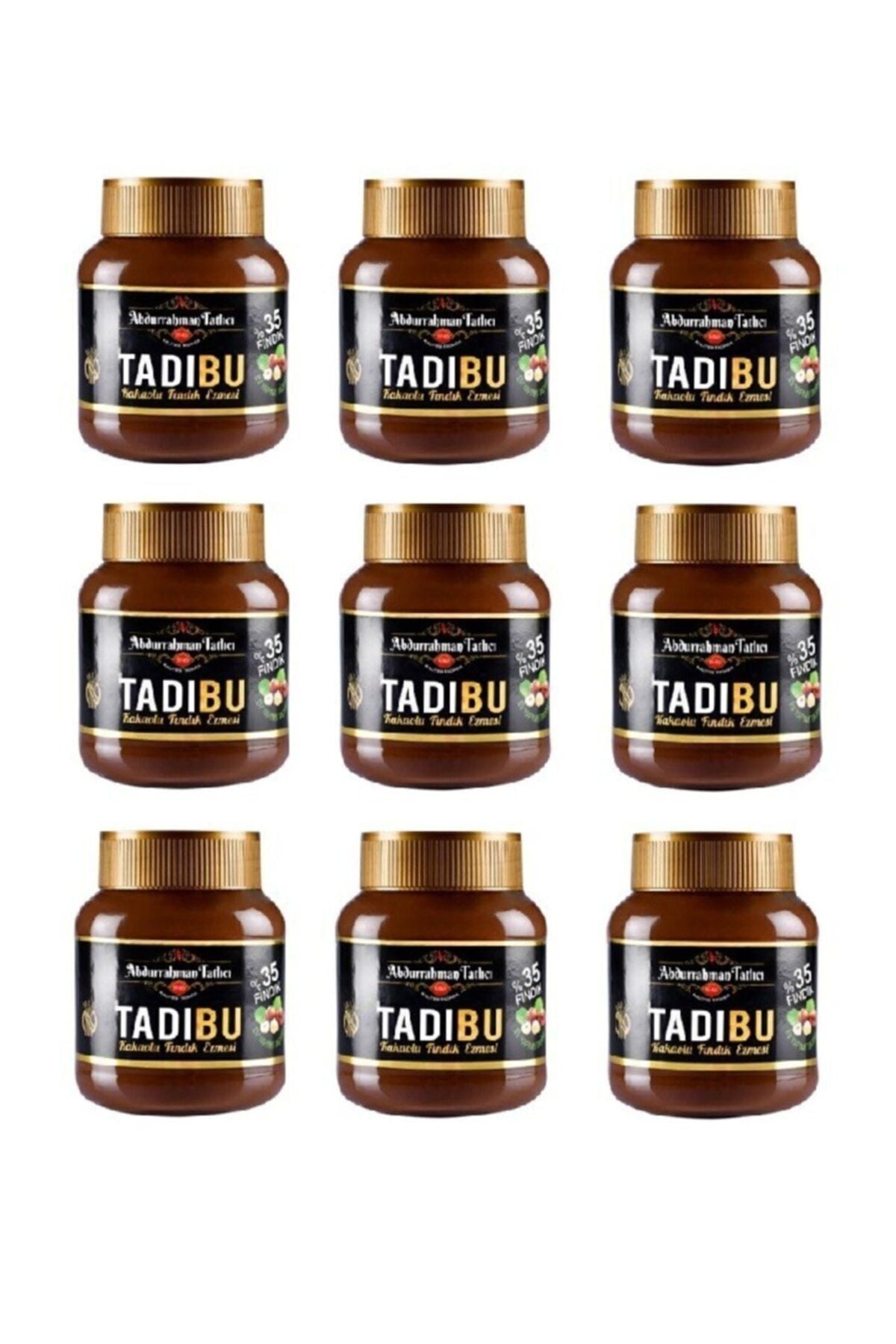 Abdurrahman Tatlıcı Tadıbu Kakaolu Fındık Ezmesi 330 gr 9'lu