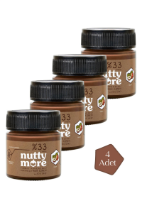 Nutty More %33 Fındık Parçacıklı Kakaolu Fındık Ezmesi 200 gr x 4 Adet
