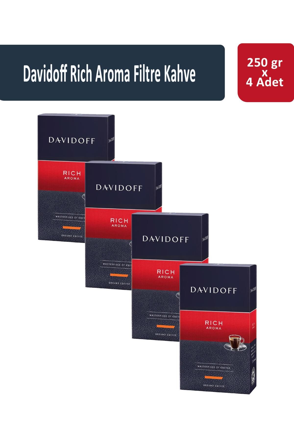 Davidoff Rich Aroma Filtre Kahve 250 gr x 4 Adet