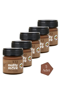 Nutty More %33 Fındık Parçacıklı Kakaolu Fındık Ezmesi 200 gr x 5 Adet