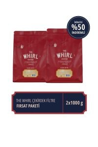 The Whirl Filtre Tanned 423°F Çekirdek Kahve 1 kg x 2 Adet