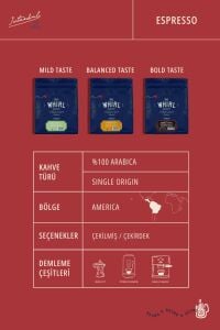 The Whirl Espresso Brunette 441°F Çekirdek Kahve 1 kg x 2 Adet