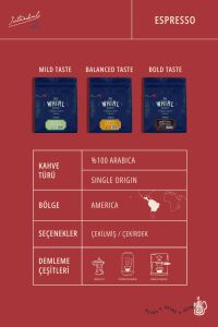 The Whirl Espresso Brunette 441°F Çekirdek Kahve 1 kg x 2 Adet