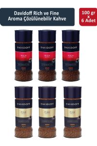 Rich ve Fine Aroma Çözünülebilir Kahve 100 gr x 6 Adet