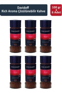 Davidoff Rich Aroma Çözünülebilir Kahve 100 gr x 6 Adet