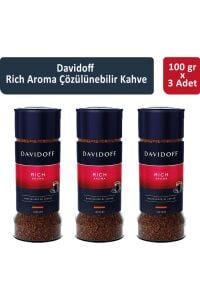 Davidoff Rich Aroma Çözünülebilir Kahve 100 gr x 3 Adet