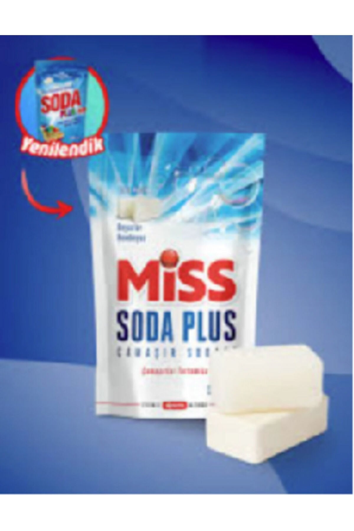 Soda Plus Etklili Çamaşır Sodası 500 gr x 4 Adet