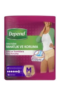 Emici Külot Kadın Orta Boy 10 Lu