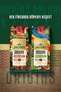Jacobs Origins Brazil & Colombia Filtre Kahve 200gr