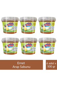 Ernet Sıvı Arap Sabunu Kase 500 gr x 6 Adet