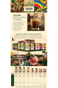 Jacobs Origins Uganda & Kenya Filtre Kahve 200gr