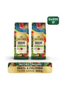 Jacobs Origins Brazil & Colombia Filtre Kahve 200gr x 2 Adet