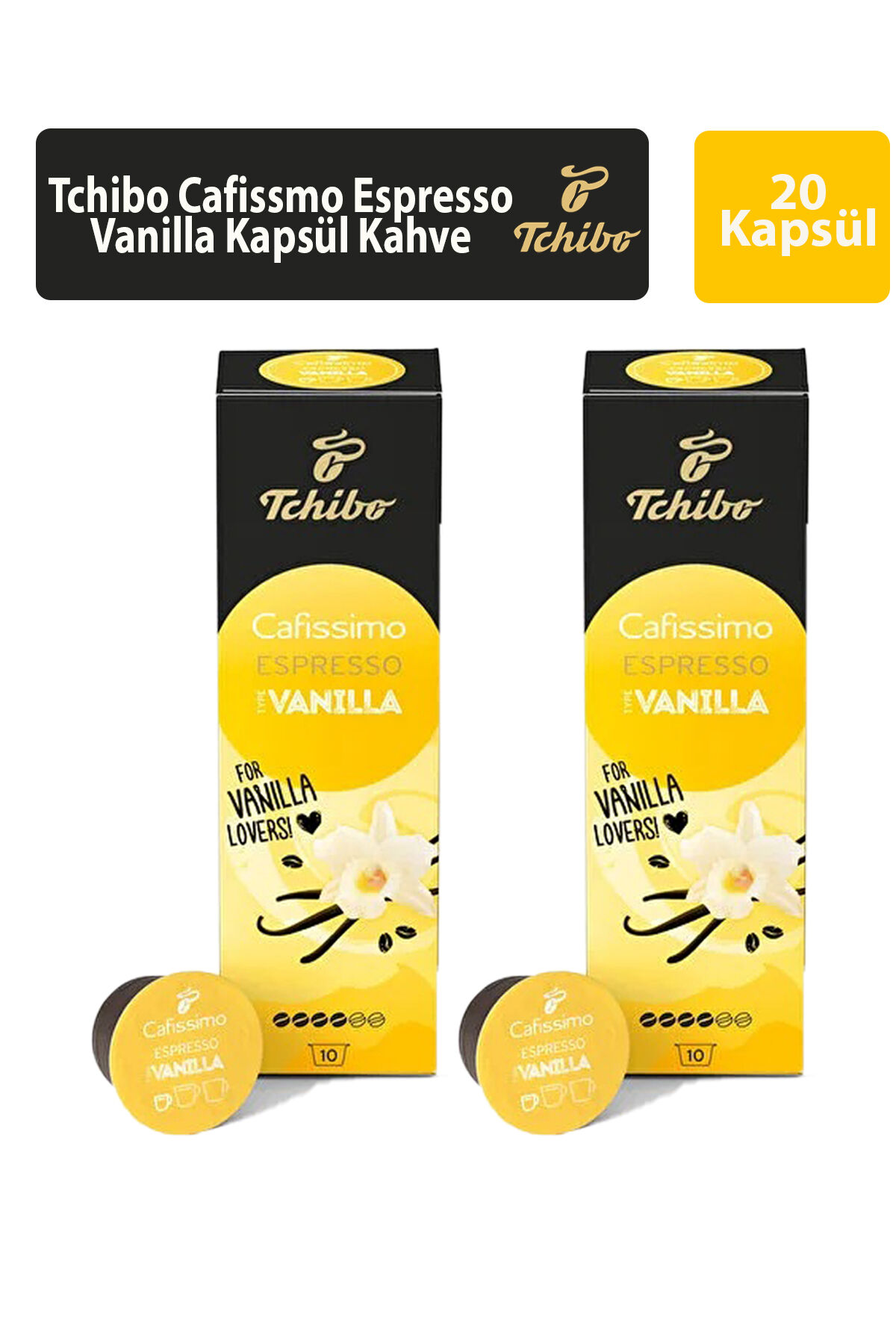 Tchibo Cafissimo Espresso Vanilla Kapsül Kahve x 2 Adet