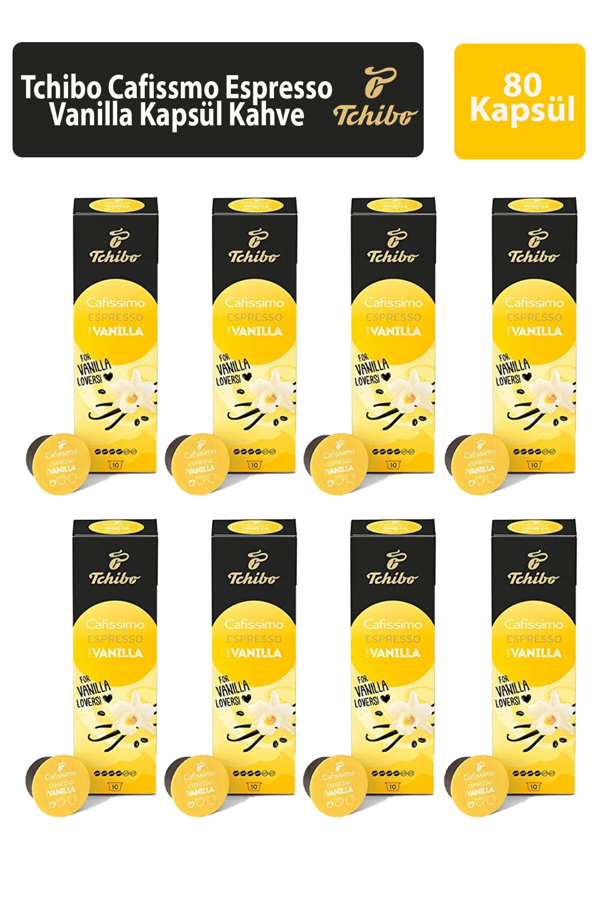 Tchibo Cafissimo Espresso Vanilla Kapsül Kahve x 8 Adet