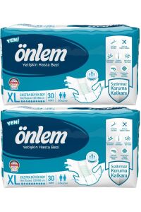 Önlem Hasta Bezi Bel Bantlı Tekstil Yüzey Xl Ekstra Büyük 60 Adet