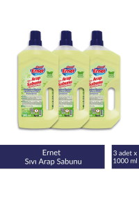 Ernet Sıvı Arap Sabunu 1 lt x 3 Adet