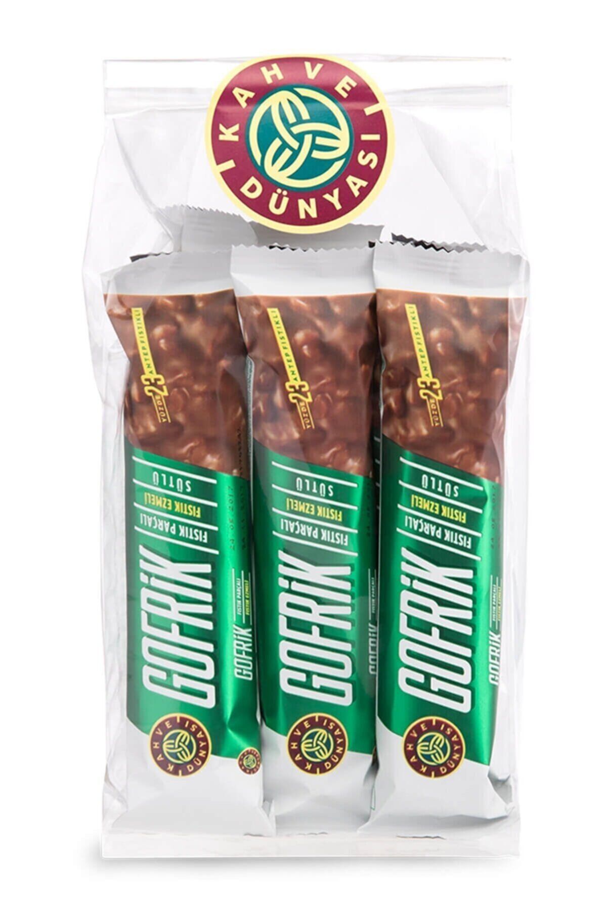 Kahve Dünyası Gofrik Antep Fıstıklı Çikolata 33 gr x 8 Adet