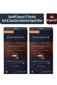 Davidoff Espresso 57 Ristretto Dark & Chocolatey Kapsül Kahve x 2 Adet