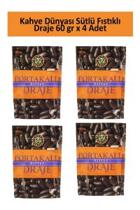 Kahve Dünyası Portakallı Bitter Draje 60 gr x 4 Adet