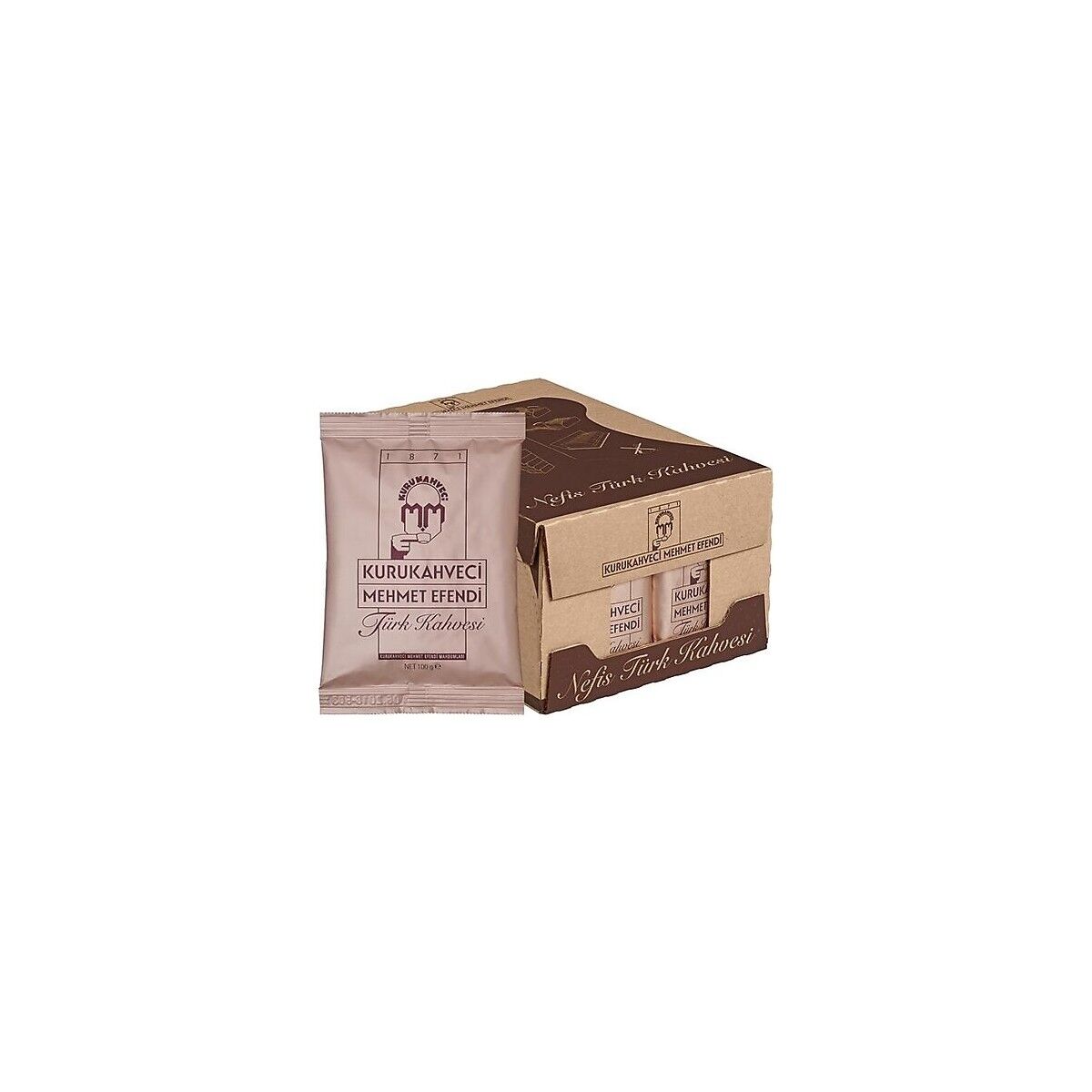 Kurukahveci Mehmet Efendi Türk Kahvesi 100 gr (1 Koli) (25X100GR)