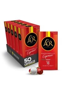 LOR Maranello Espresso Nespresso Uyumlu Alüminyum Kapsül Kahve 50 Kapsül