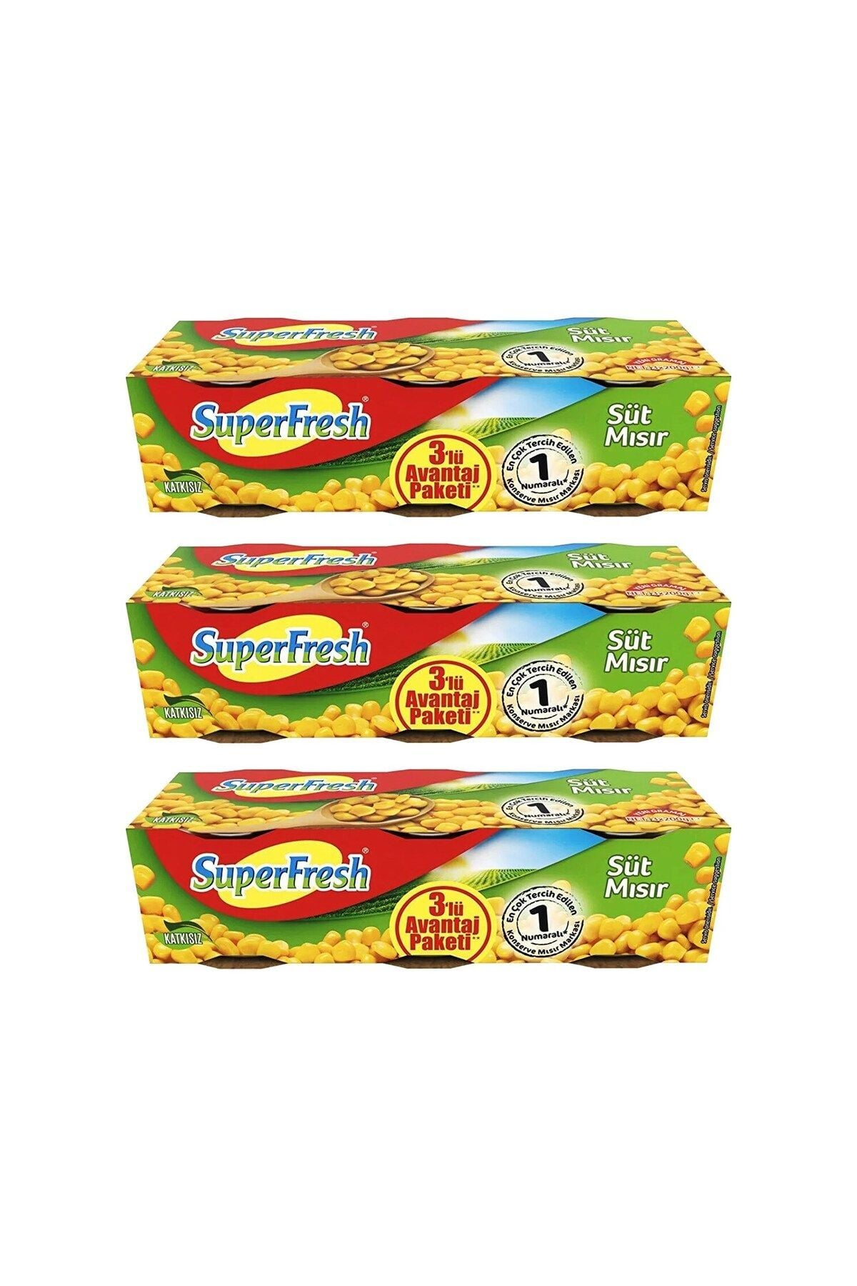 SüperFresh Mısır 200 gr x 9 Adet