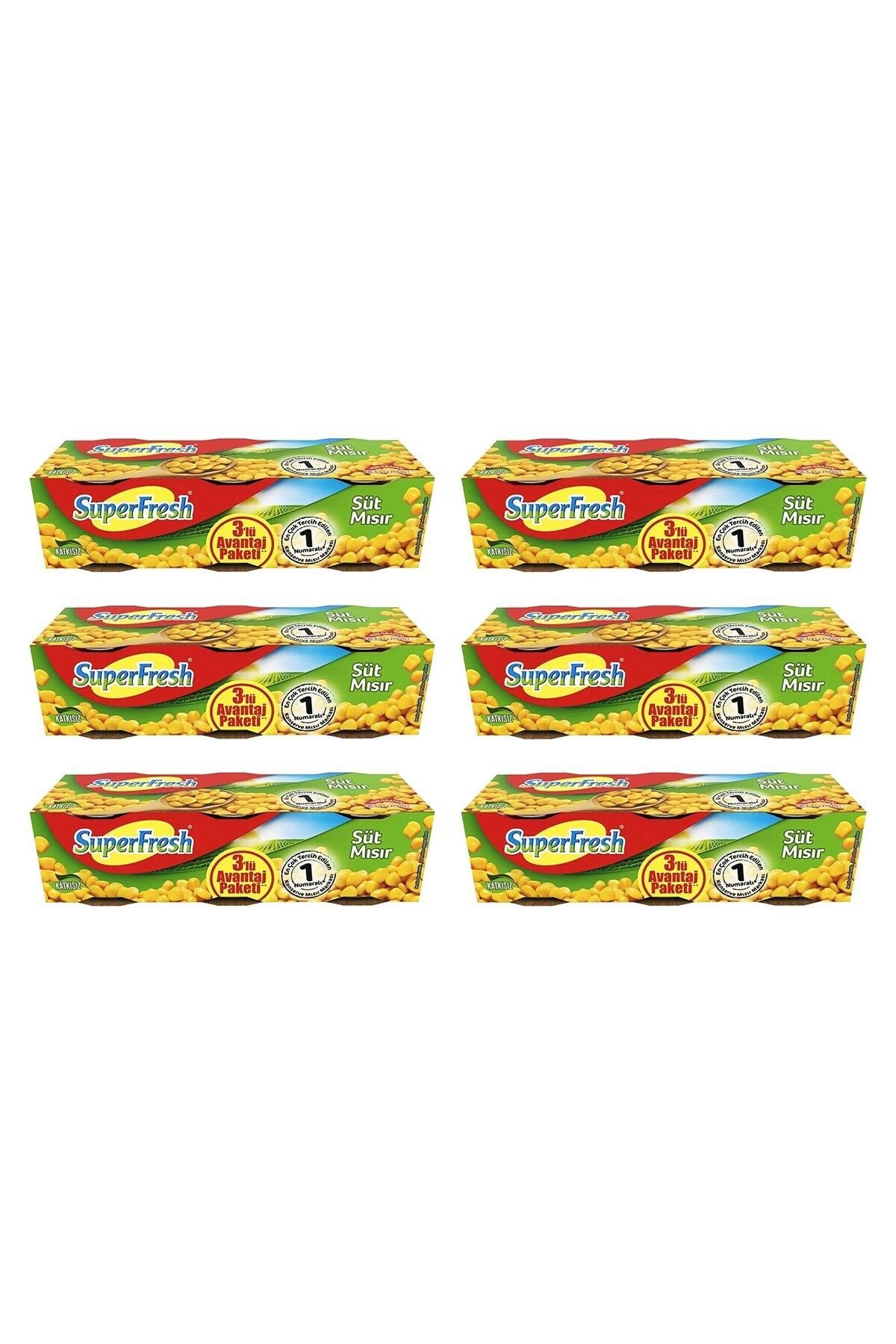 SüperFresh Mısır 200 gr x 18 Adet