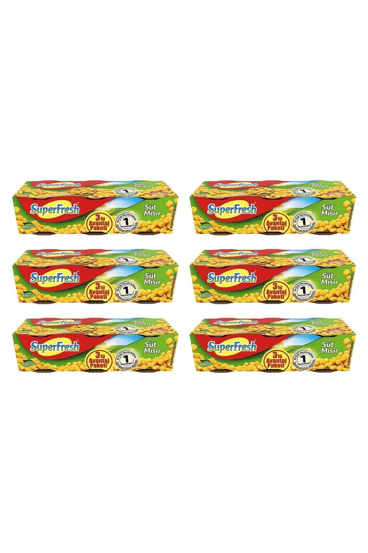 SüperFresh Mısır 200 gr x 18 Adet
