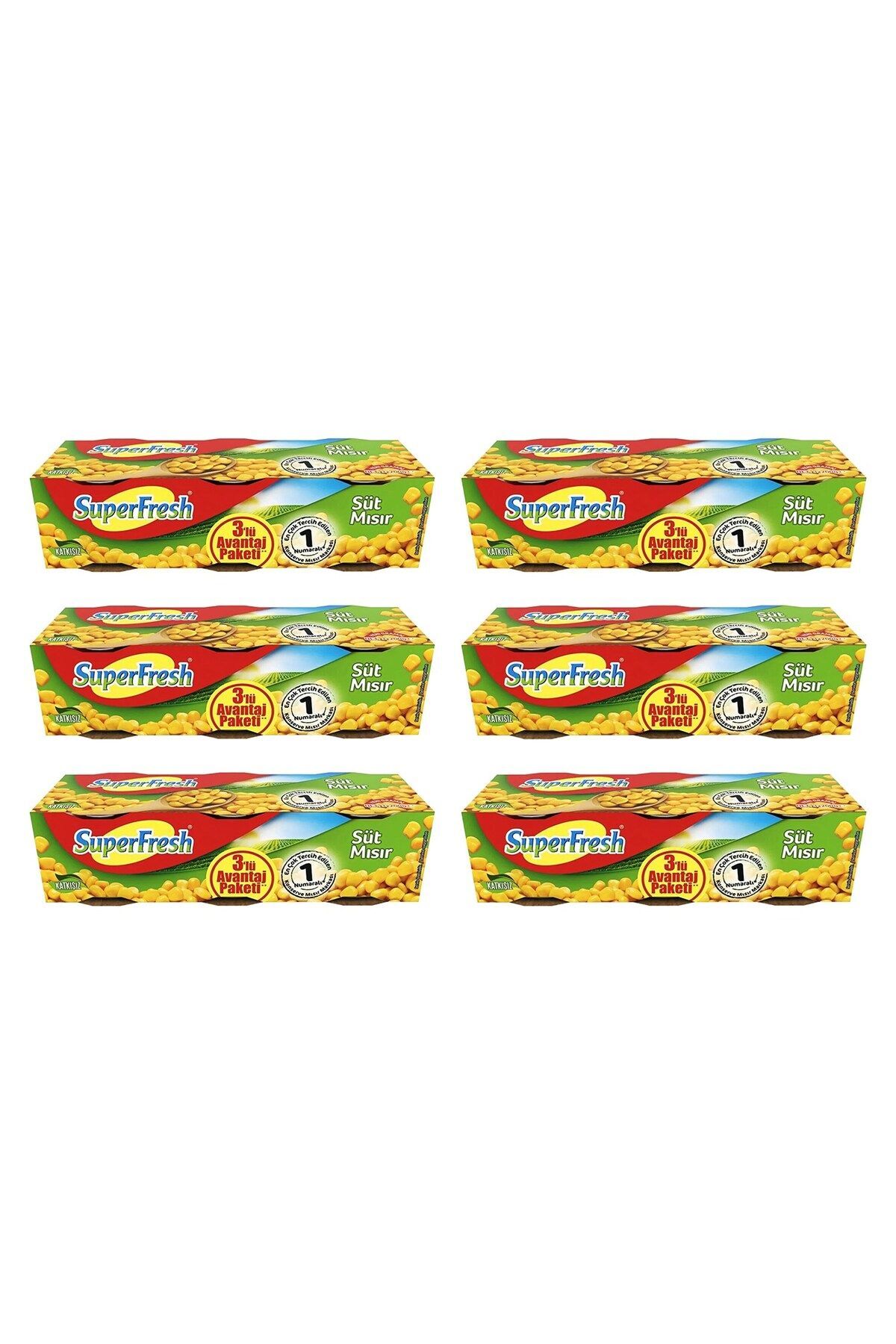 SüperFresh Mısır 200 gr x 18 Adet