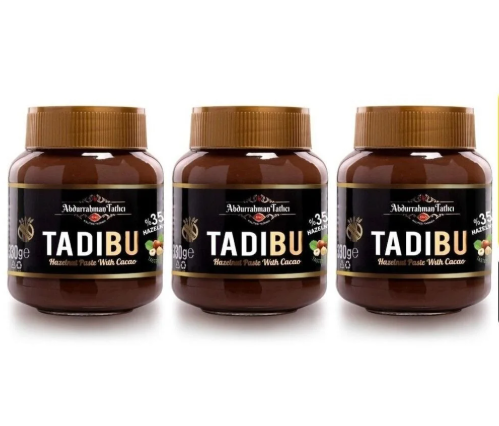 Abdurrahman Tatlıcı Tadıbu Kakaolu Fındık Kreması 330 gr 3lü