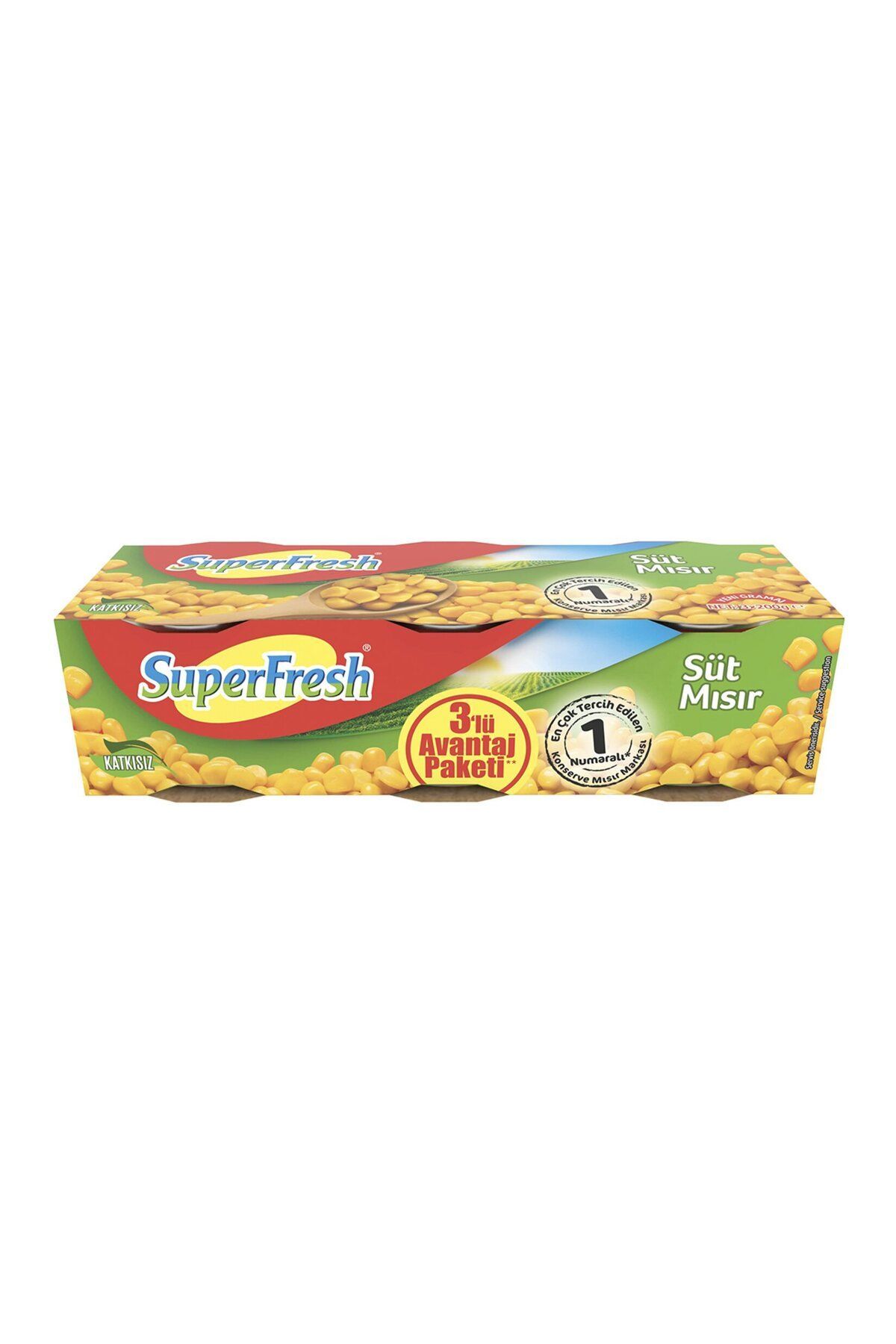 SüperFresh Mısır 200 gr x 3 Adet