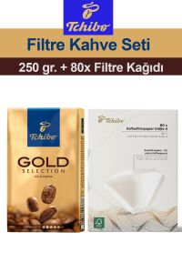 Tchibo Gold Selection Öğütülmüş Filtre Kahve 250 gr. + 80 Filtre