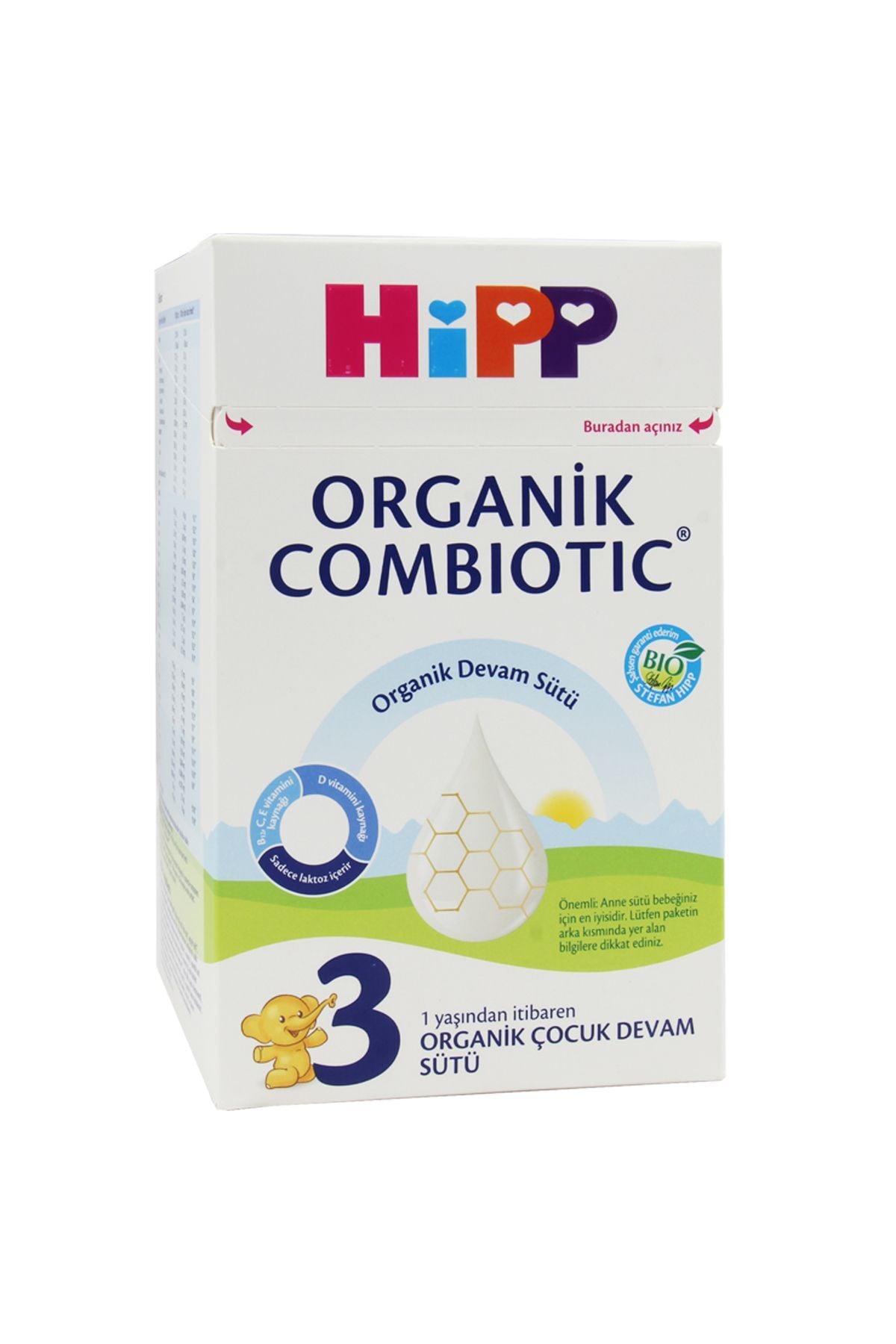 3 Combiotic Organik Devam Sütü 800 gr
