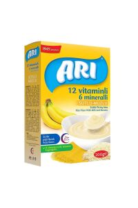 Arı Mama Pirinç Unu 200 gr Sütlü Muzlu 12 Vitminli 6 Minarelli 2'li Set