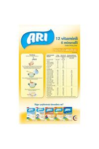 Arı Mama Pirinç Unu 200 gr Sütlü Muzlu 12 Vitminli 6 Minarelli 2'li Set