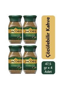 Jacobs Monarch Gold Kahve 47,5 gr Cam Kavanoz x 4 Adet