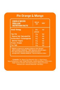 Orange Mango Tropikal Beyaz Çay - Şekersiz & Kalorisiz - 1 Litre X 6 Adet Ice Tea