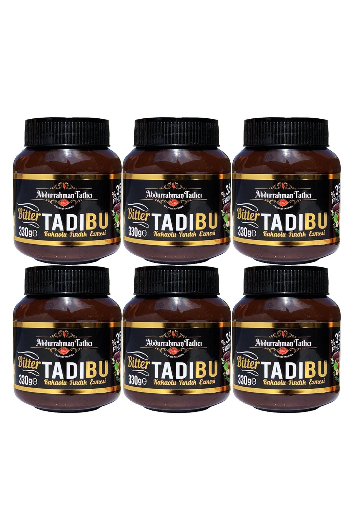 Tadıbu BİTTER Kakaolu Fındık Ezmesi 330 GR x 6 Adet