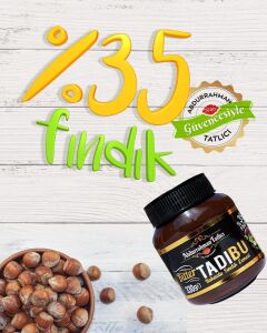 Tadıbu BİTTER Kakaolu Fındık Ezmesi 330 GR x 3 Adet