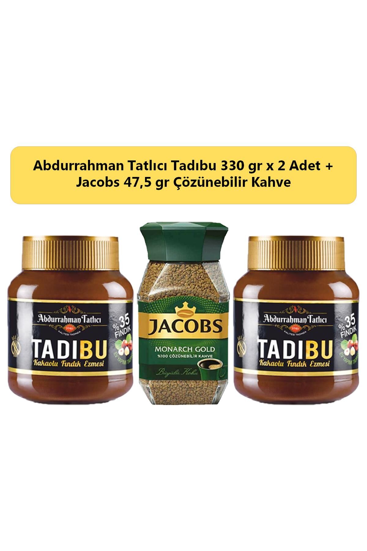 Tadıbu Kakaolu Fındık Ezmesi 330 G X 2 Adet + Jacobs Gold Kahve 47,5 gr